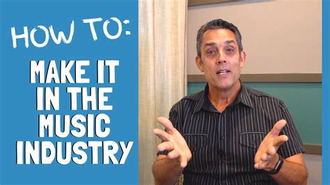 how to break into the music industry - the power of persistence and the importance of networking