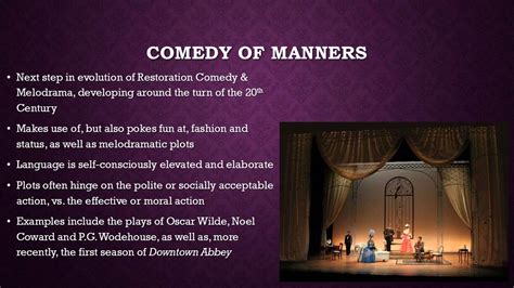 what is comedy of manners